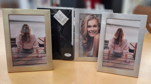 Fotorahmen Metal gebürstet10x15cm