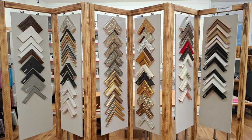 Massrahmen Musterwand